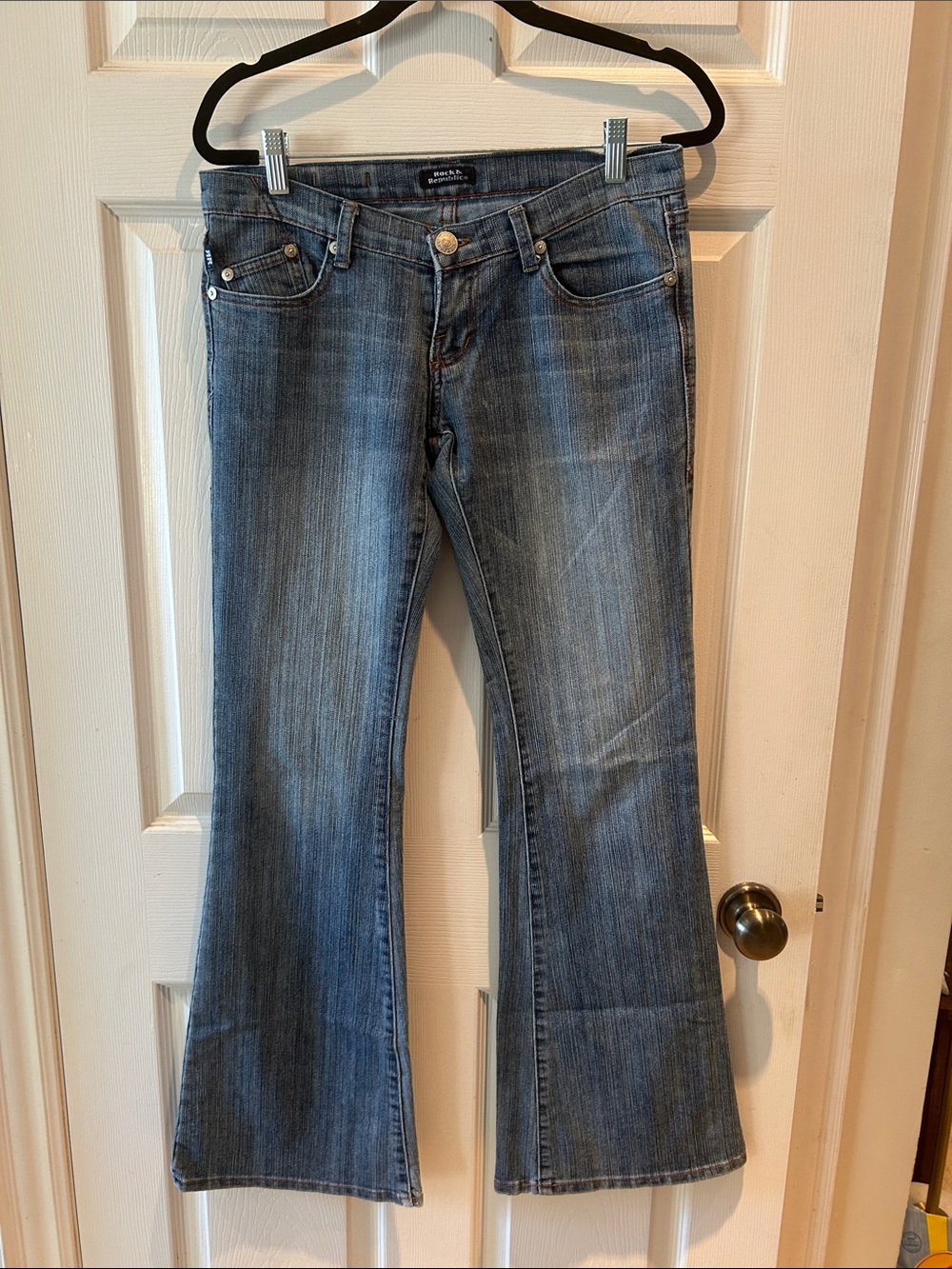 Rock & Republic Medium Blue Flare Jeans
